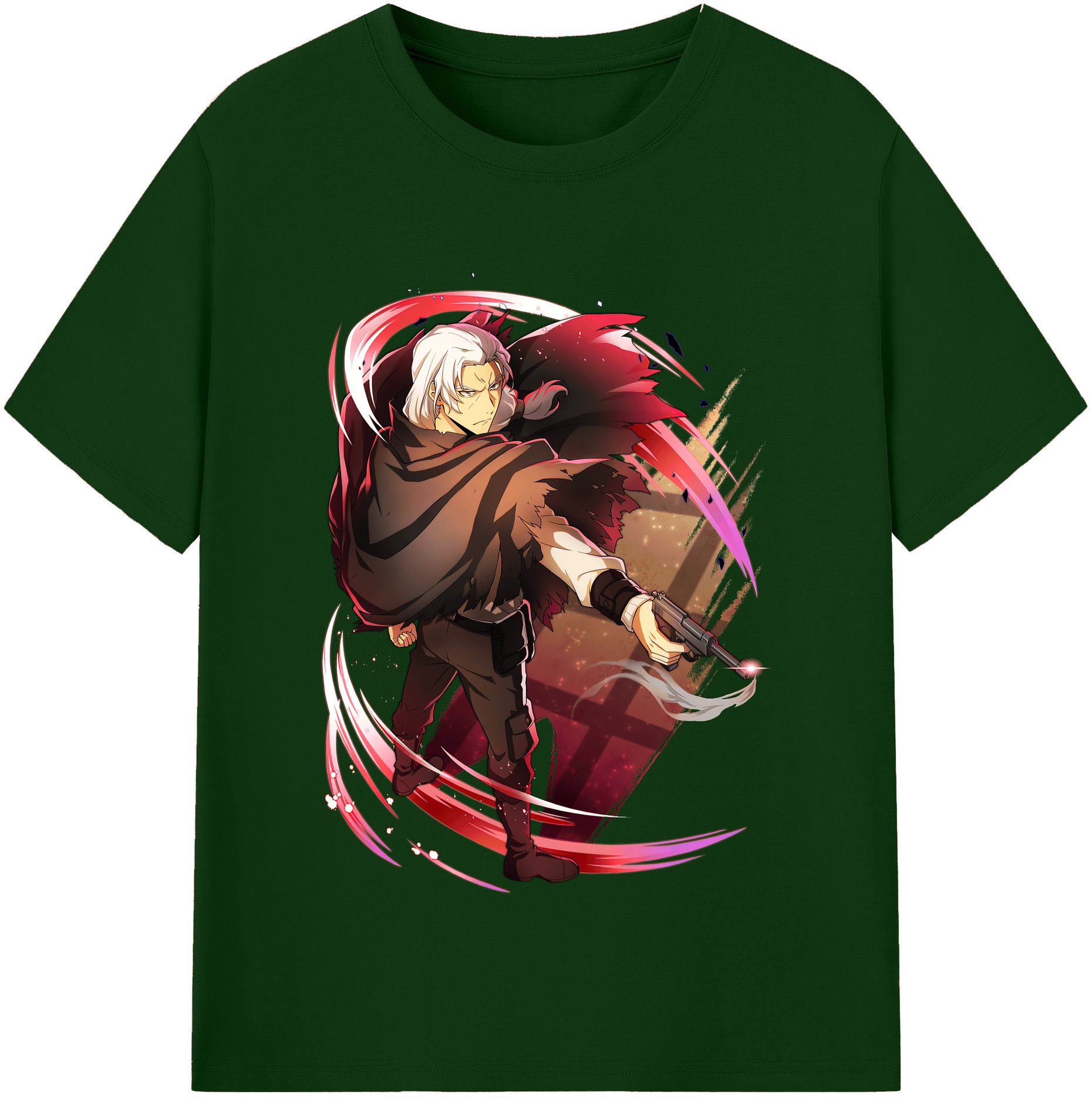 （画像用） 文豪ストレイドッグス Bungo Stray Dogs 綿100％半袖Tシャツ（フロントプリント）